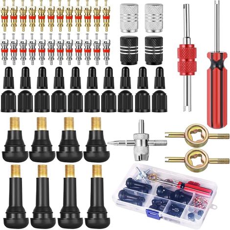 Tyre Valve Core Remover Tool Repair Tool Tyre Valve Remover, Tyre Valve Tools for Tyres, Repairs Car, Motorcycle, Bicycle, Truck and Mountain Bike