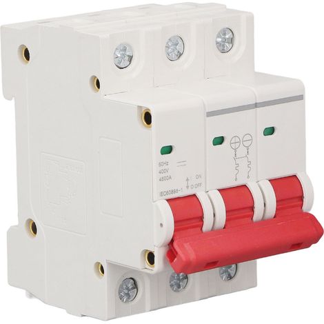Überspannungsschutzgerät mit Überlast- und Kurzschlussschutz, maximal 400 V, DZ47Y 63Z C63 3P (1/5)