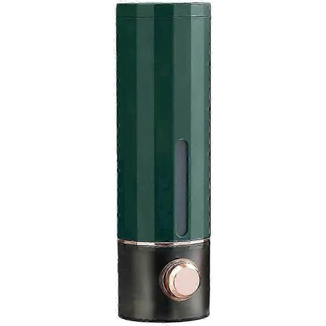 Wandmontierter Seifenspender, Handdruckspender für Zuhause & Hotel - Duschgel, Shampoo-Behälter-Dark Green (1/5)