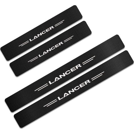 (Pour Lancer) Autocollants de seuil de porte pour Mitsubishi Lancer,Pajero,ASX,Galant,Colt,Outlander,Ralliart Competition,Delica,Evolution X (1/3)