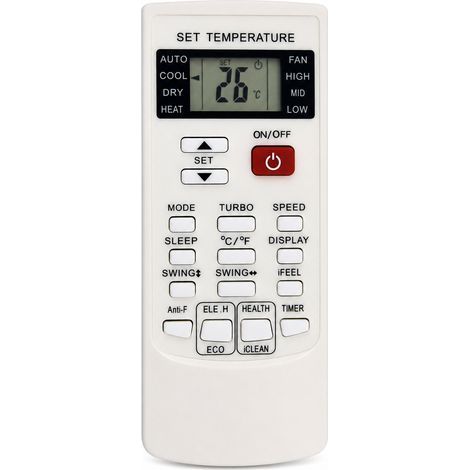 Telecomando per condizionatore compatibile con AUX YKR-H/102E (1/5)