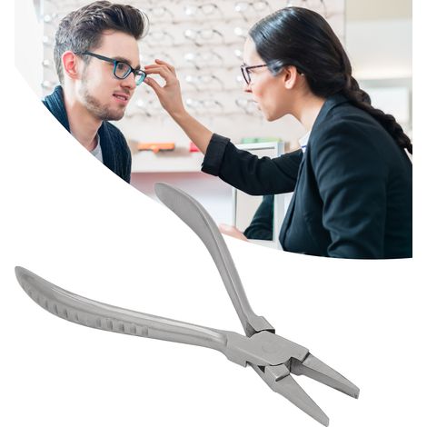 Pince À Lunettes - Acier Inoxydable - Pour Réglage Et Réparation De Montures - Ergonomique Et Non Glissante - 1 Pièce (1/5)