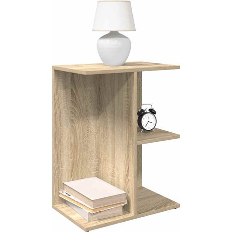 Nachttische 2 Stk. Sonoma-Eiche 46,5x29x61 cm Holzwerkstoff