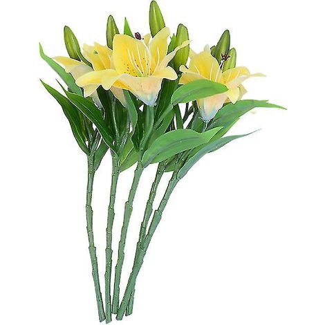 5 künstliche Lilien