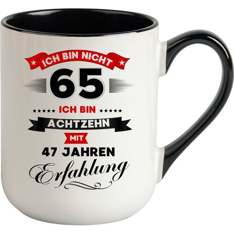 Tazza divertente, regalo per il 65° compleanno (1/3)