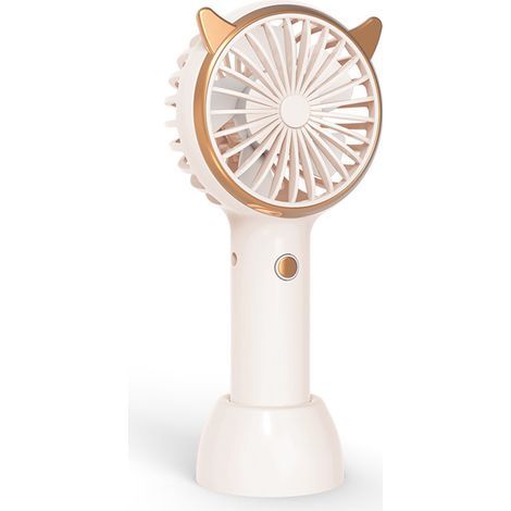 Ventilateur portable rechargeable silencieux, mini ventilateur de bureau-AquaForge (1/5)