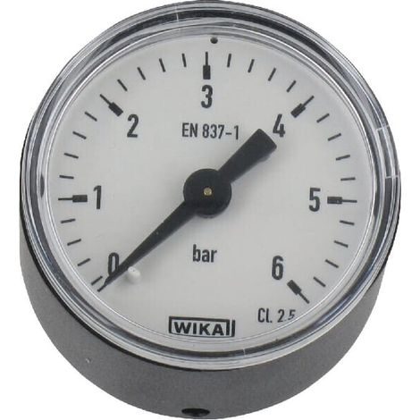 Manometro attacco posteriore diametro 40 mm 0-6bar WIKA MA406B02PL