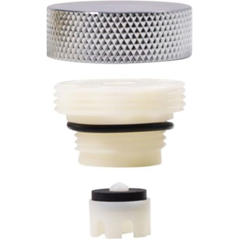 Ensemble brise-vide : kit de remplacement (1 pièce) en aluminium et plastique résistants, empêchant le refoulement  pièces de rechange pour l’entretien de la plomberie. (1/5)