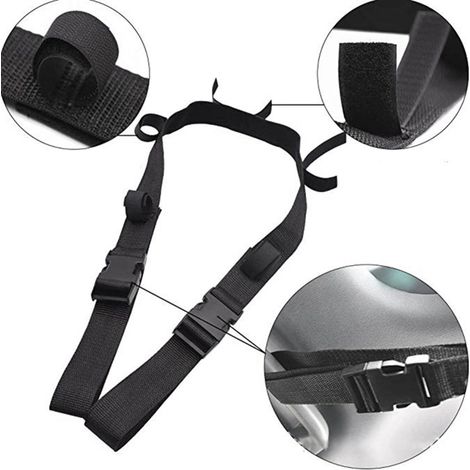 Lot de 2 supports de cannes à pêche pour voiture, support de rangement pour 5 cannes à pêche avec sangles réglables et boucles, compatible avec camions, SUV, breaks et fourgonnettes (1/5)