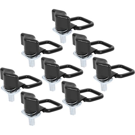 Kit de fixation rapide pour toit rigide, vis moletée, écrou, anneau de serrage, compatible Jeep M10 M8 (1/5)