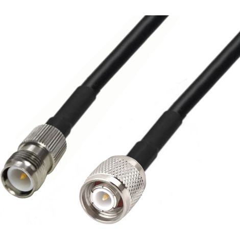 Cavo antenna con connettore TNC / presa TNC-RP RG58, 35 cm