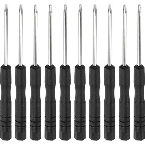 Mini Torx Tournevis, T6 Étoile Tête pour Montre Lunettes Électronique Réparation, 10 Pcs (1/5)