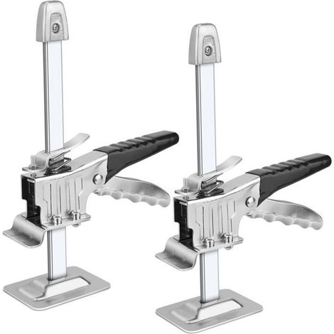 Lève-Plaques Manuel Outil de levage pour bras 2 pcs Outil De Serrage De Précision Du Bras Cric Multifonction pour Portes Fenêtres (1/4)
