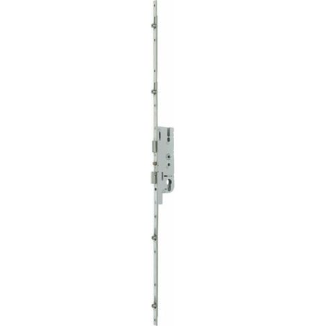 Crémone FERCOMATIC 35/92 4 galets têtière 16mm carré 8mm L 2285mm – Mécanisme de verrouillage automatique – Réversible pour ouverture droite/gauche