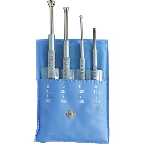Jeu de jauges RS PRO, Acier, 4 pièces ( Prix pour 1 )