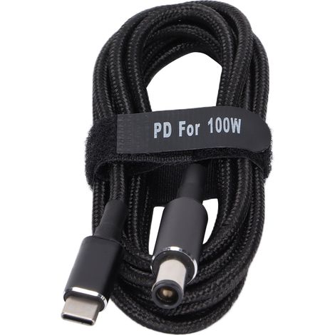 Câble de Charge Rapide PD pour Ordinateur Portable, Noyau en Cuivre Pur Haute Densité, Résistant à l'Étirement, 3 Mètres (1/5)