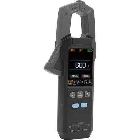Pince multimètre numérique TRMS haute précision 9999 points voltmètre ampèremètre ohmmètre capacimètre testeur NCV diode (1/5)