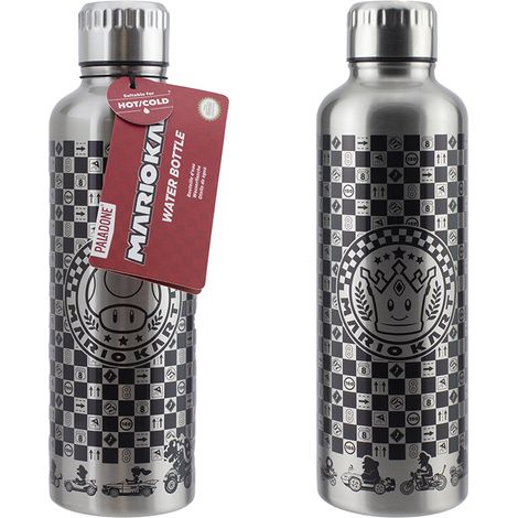 Paladone Super Mario MarioKart Botella de agua de metal