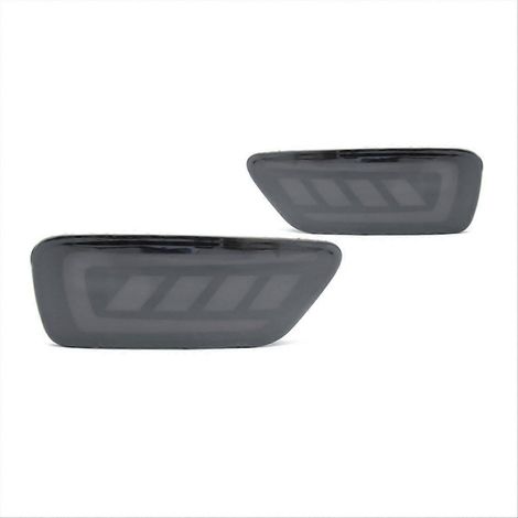 Luz trasera LED para intermitente de parachoques trasero 2011-2022, color negro. (1/4)