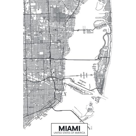 Tableau miami usa Toile imprimée (1/5)
