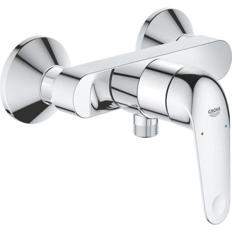 Mitigeur monocommande douche - GROHE Swift - 24333001 - Chromé - Montage mural apparent (1/3)