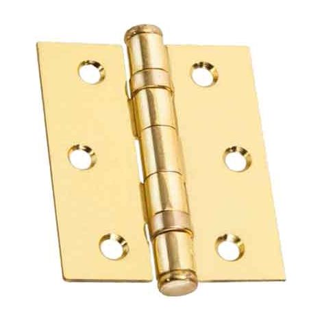 CERNIERA CON CUSCINETTI E SFERE 100x75 mm - Cromo satinato