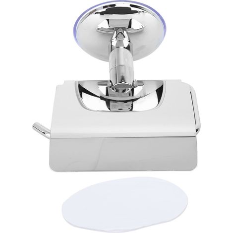 1 Support papier hygiénique, Acier inoxydable, Ventouse forte, Sans perçage, Salle de bain Hôtel (1/5)