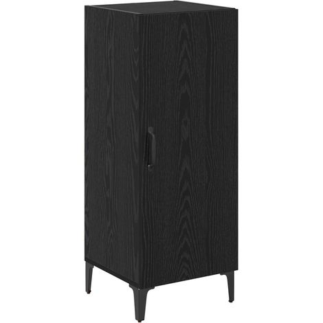 Maison Exclusive - Credenza Rovere Nero 34,5 x 34 x 90 cm Legno multistrato