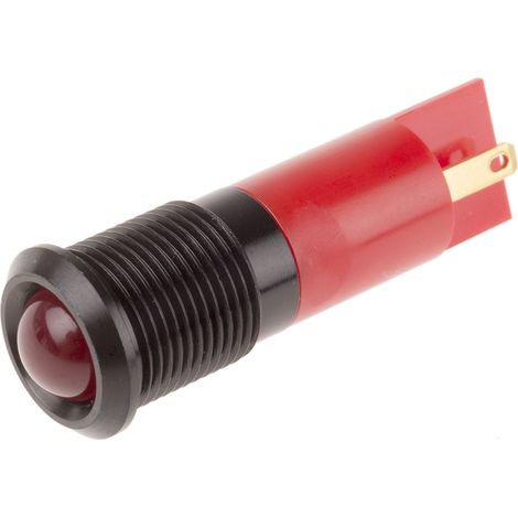 Voyant LED lumineux  Rouge RS PRO, dia. 14mm, 110V c.a., IP67 ( Prix pour 1 )