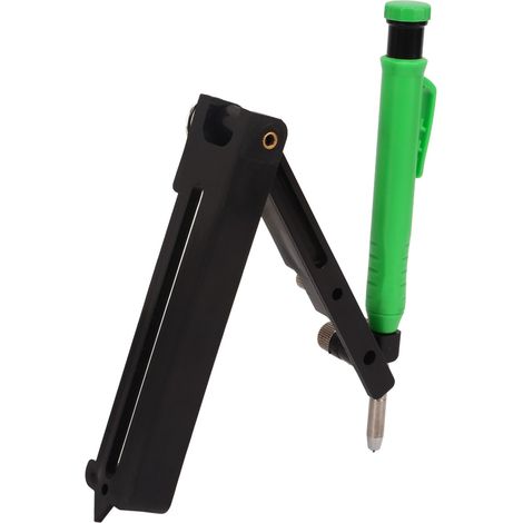 Outil de traçage multifonctionnel, traceur de contour réglable avec stylo, ensemble de mesure pour le travail du bois (1/5)