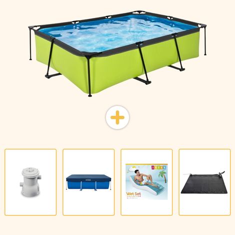 Exit-toys Piscine Exit Rectangulaire - 300x200x65 cm - 5-pièces S219 (1/5)