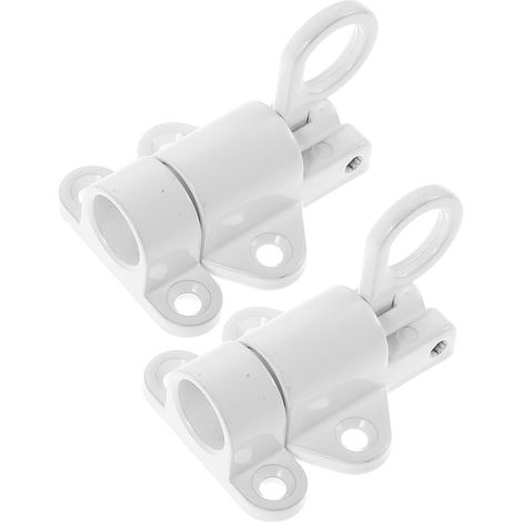 Loquet à Ressort pour Trappe de Grenier et Armoire en Alliage D'aluminium, Facile à Installer et Résistant à L'usure, Lot de 2 Pièces pour Amélioration Maison (1/5)