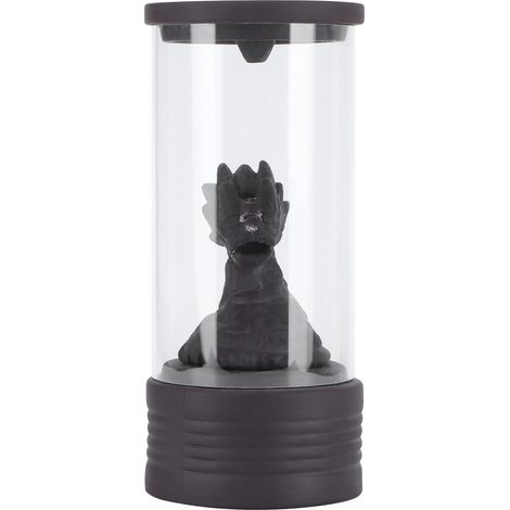 Brûleur d'encens à reflux en forme de dragon, en porcelaine rouge, avec pare-brise décoratif. Décoration intérieure originale.