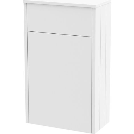 Balterley Butterton Traditional Floor Standing Bathroom WC Unit with Gloss White Finish, 818 x 502 x 260mm