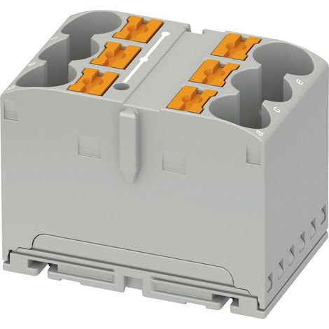 Phoenix Contact 1082387 Verteilerblock Push-Lock-Anschluss Grau 1 St.
