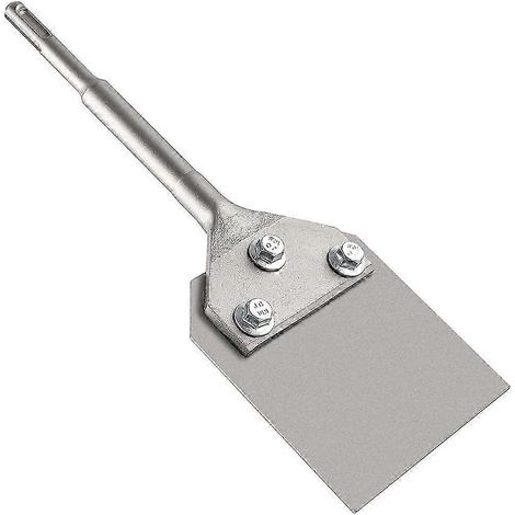 Ciseau à décaper SDS Plus pour sols et murs, 10 cm (4 pouces), compatible avec les marteaux SDS-Plus HammerSilver. (1/5)