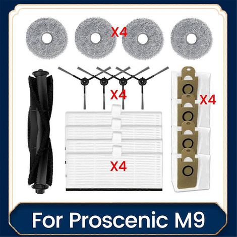 Kit d'accessoires de 17 pièces pour aspirateur robot M9 (1/5)
