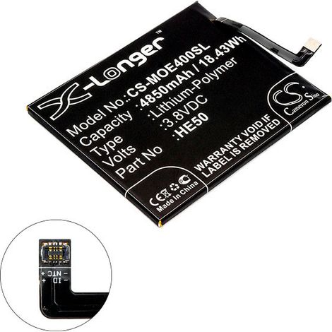 NX - Batterie téléphone, smartphone, GSM pour Motorola 3.8V 4850mAh - HE50SNN5989A (1/2)