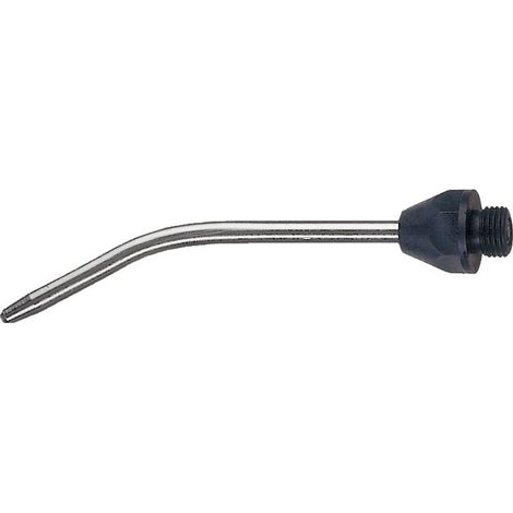 ELMAG Verlängerungsdüse, gebogen (Stahl, vernickelt), Bohrung 2,3mm, 110mm, AG M12x1,25, Ausblaspistolen (1/2)