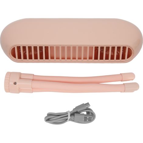 Ventilateur pour poussette, mini portable, 4 vitesses, USB, batterie, clip flexible trépied, siège auto, refroidissant, rose (1/5)
