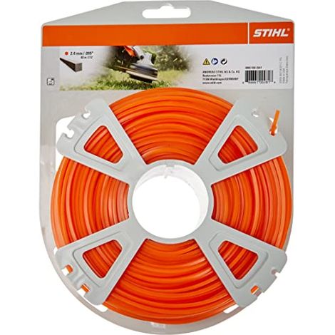Stihl Filo per decespugliatore quadrato 2,4 mm 83 m arancione (1/4)