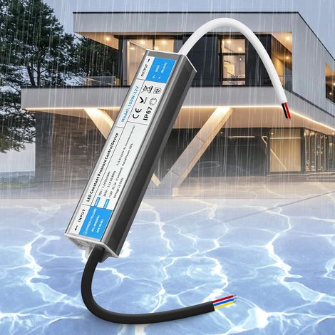12V 150W Alimentation LED Driver Extérieur Etanche IP67, 220V 12V AC 150W 12,5A Transformateur Ultra Fin LED Transfo Alimentation à Découpage Convertisseur De Tension AC à DC Pour LEDs (1/5)