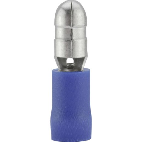 Vogt Verbindungstechnik 3921S Rundstecker 1.50 mm² 2.50 mm² Stift-Ø: 5 mm Teilisoliert Blau 1 St.