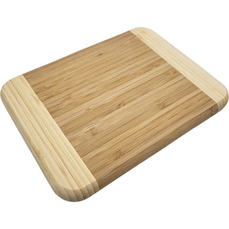 Bambus Schneidebrett 20x15x1,9cm Frühstücksbrettchen Holzbrett Küchenbrett Brotzeitbrett Stullenbrett Aufschnittbrett Servierbrett Frühstücksbrett Schneidunterlage (1/5)