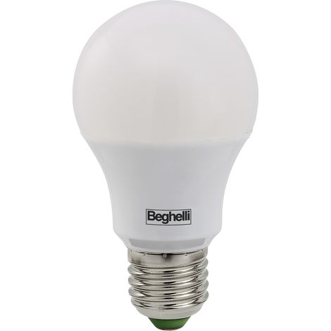 Beghelli Ecoled lampada lampadina led a goccia 9W E27  luce bianco caldo opaca 820lm 3000K lampadina led (1/2)