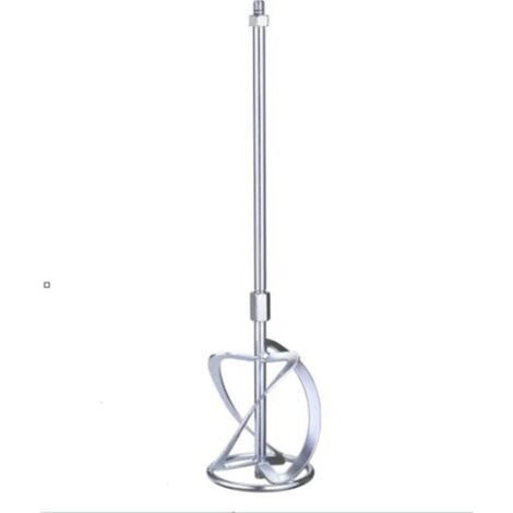 Kit de 1 agitateurs pour mélangeurs peinture et mortier (1 accessoires, longueur totale 58 cm, diamètre de malaxage 120 mm, filetage M14) (1/3)