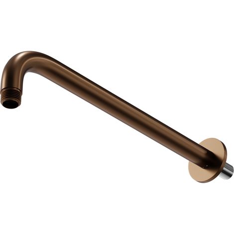 Colore Round Brushed Bronze 300mm Vertical Shower Arm
