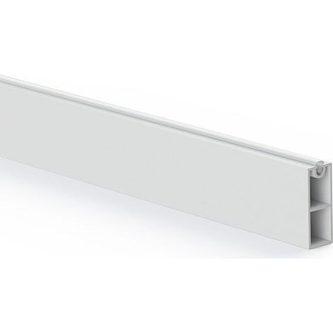 tubo stor rectangular optima+. aluminio. para armarios y vestidores. 30x12mm. acabado mocca acabado blanco ( color:000000 2)