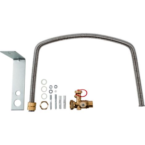 Wolf Kit de raccordement vase d'expansion pour solaire et saumure jusqu'à 25 litres, 2483076