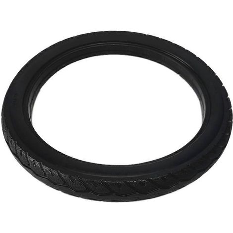 16-Zoll (16 x 1,75) Vollgummireifen für Fahrräder in Schwarz mit rutschfester Oberfläche (1/5)
